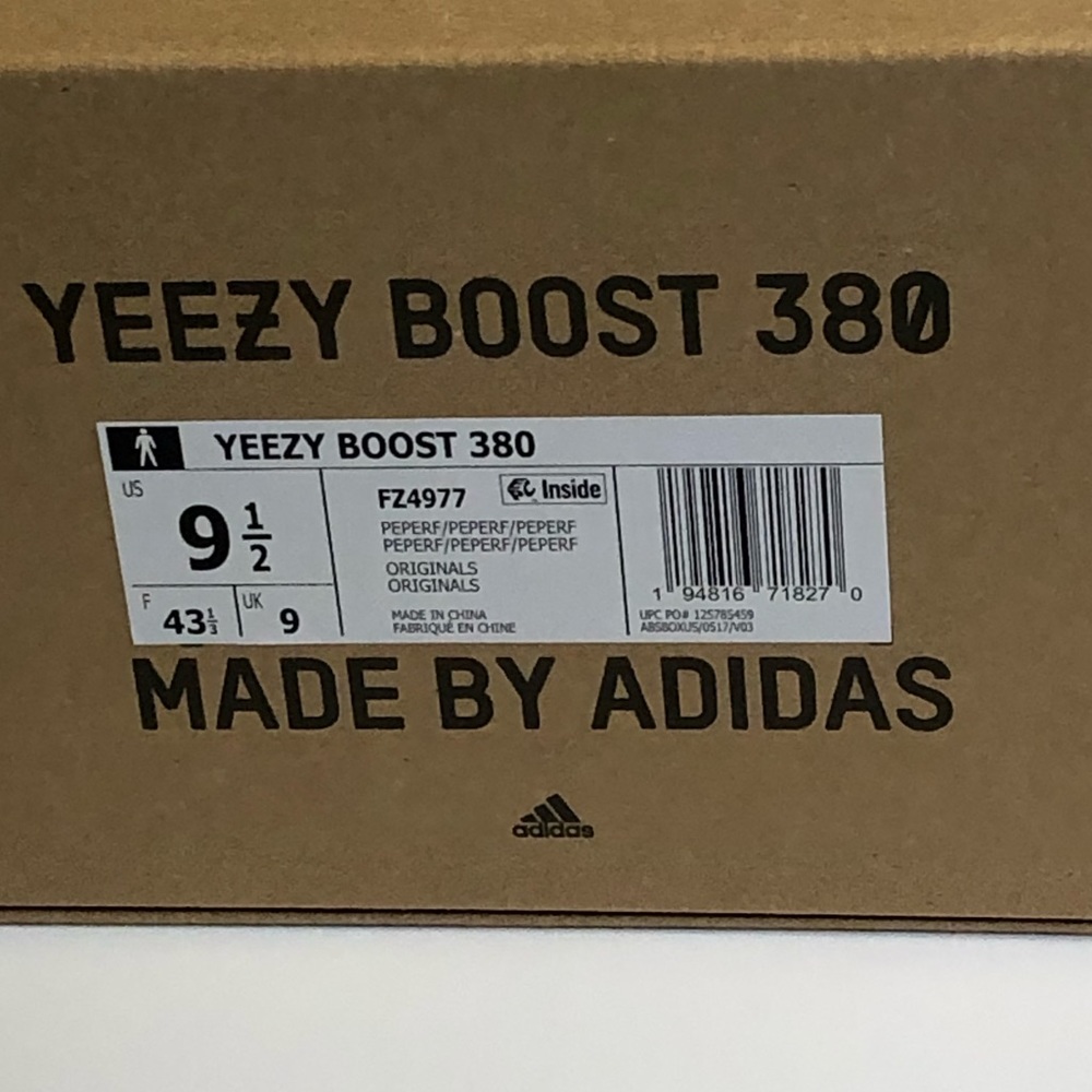 Yeezy 380 Reflective Pepper Sz 9.5 sneakers DS - Picture 4 of 10
